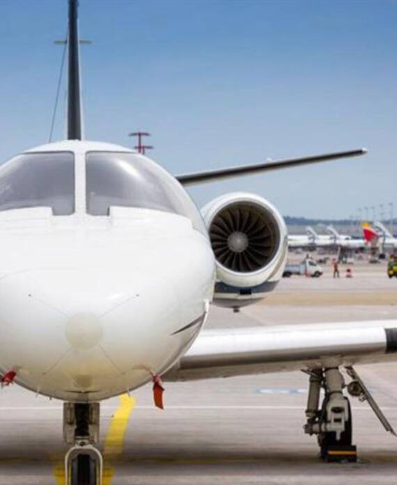 Private jet travel in Greece offering refined cabin comfort and seamless journey management.