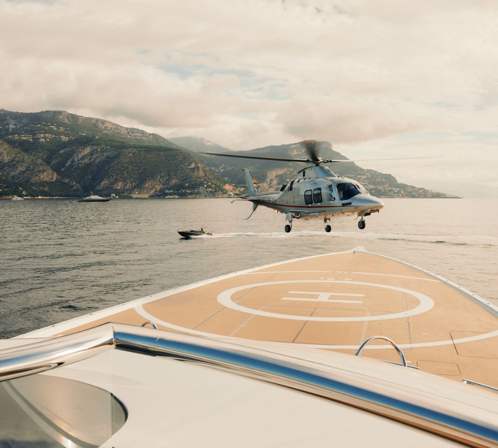Helicopter to Yacht Transfers